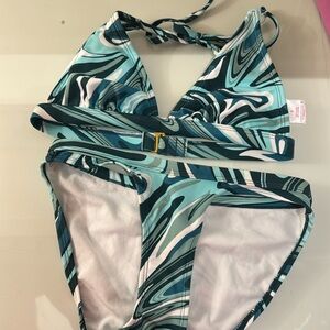 swimsuit- small top- xs bottoms